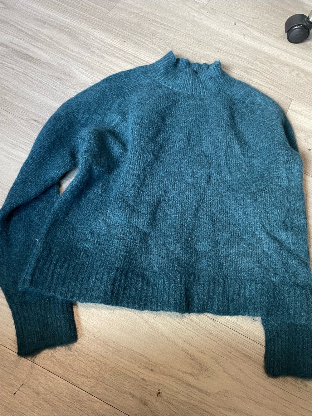 Banana Republic Teal Mock Neck Sweater